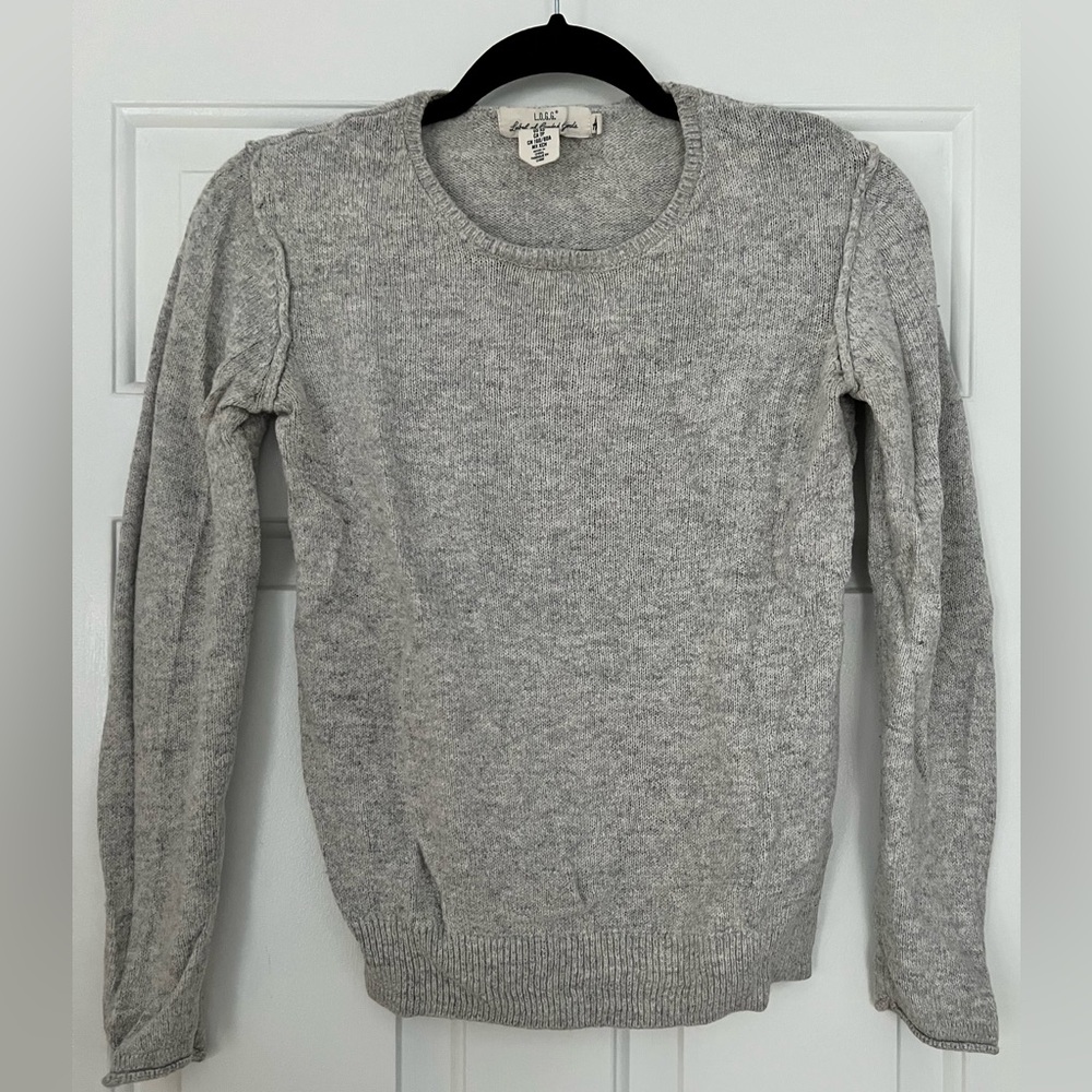 H&M Light Gray Crewneck Sweater